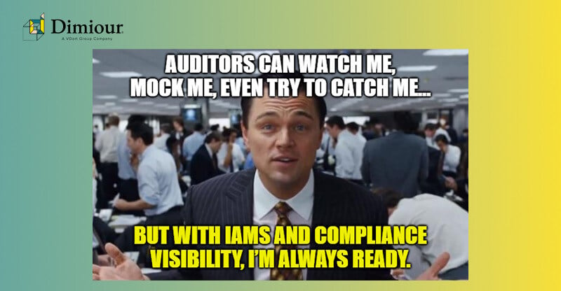 Leonardo DiCaprio in The Wolf of Wall Street meme: ‘Auditors can watch me, mock me… But with IAMS, I’m always ready!